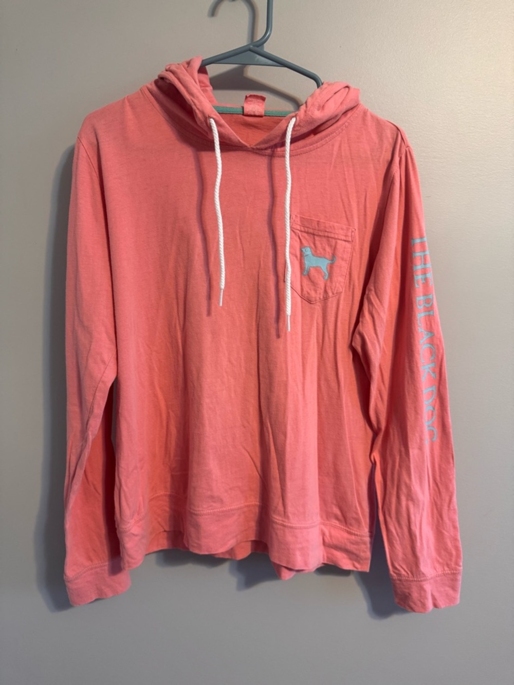 The Black Dog long sleeve pink hoodie Women’s Medium